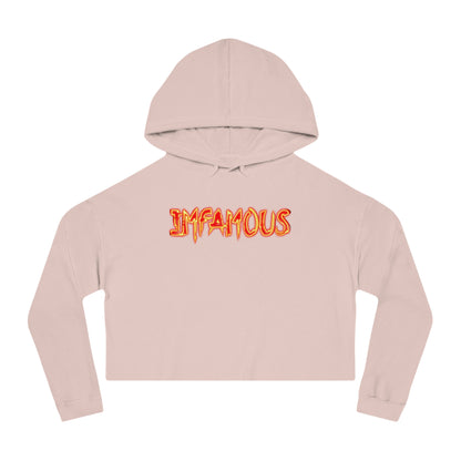 Cropped Hoodie Imfamous Women's Crop Top Sweatshirt