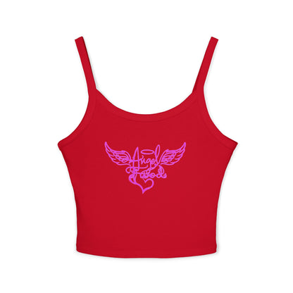 Angel Wings Spaghetti Strap Tank Top - Perfect for Summer & Festivals - Angel Food - Imfamous design - sexy Top for women