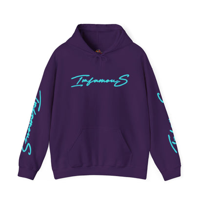 Hooded Sweatshirt - Imfamous Mr Madcock Spacecock Design
