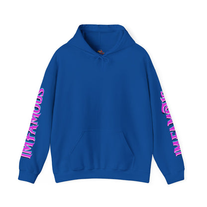 Premium Hooded Sweatshirt -cyclops being abducted by ufo