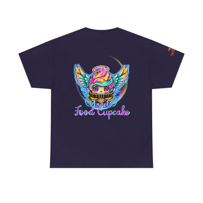 Unisex Heavy Cotton Tee - Imfamous Angel Food Cupcake Design #4