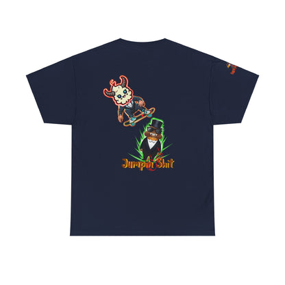 Imfamous jumpin Sad Shit premium graphic Tee - Imfamous Jumping Sad Shit Design