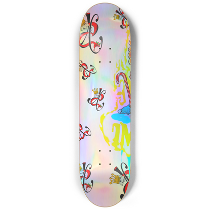 Imfamous yellow Snow I-scream Skateboard Series